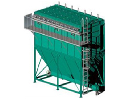 機械回轉微震反吹扁袋除塵器